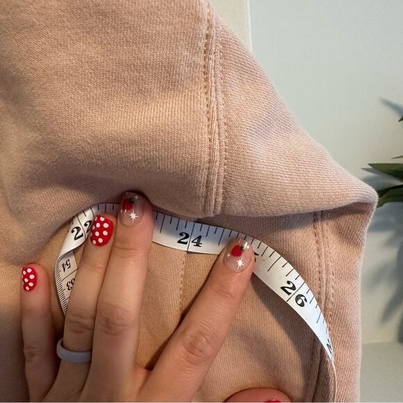 J. Crew Cotton Rose Pink Tunic Half Zip Sweatshirt w Pockets Medium - Picture 5 of 10